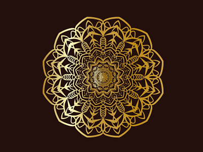 Luxury ornamental mandala vector illustration