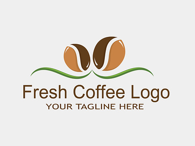 Fresh coffee logo template designs concept vector illustration an editable template branding coffee sign design flat graphic design illustration label logo logo minimal print vector