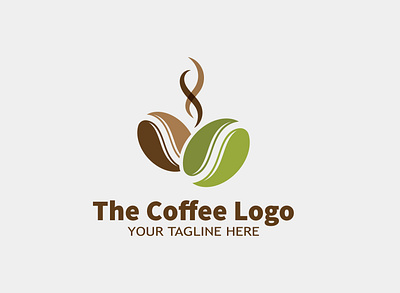 Coffee shop logo template designs concept vector illustration branding coffee cup design flat graphic design icon illustration logo minimal object print sing vector