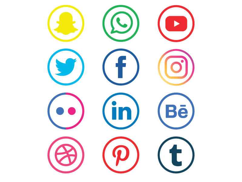 Social Media Logo Collection by Md.Toufiqul Islam on Dribbble