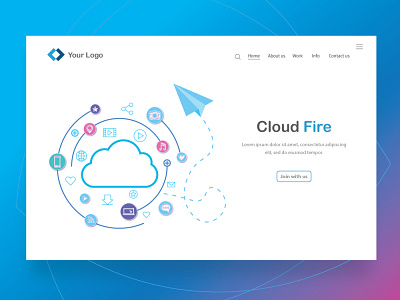 Cloudfire landing page