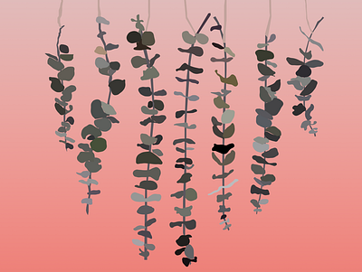 eucalyptus 2 (for chris) design illustration