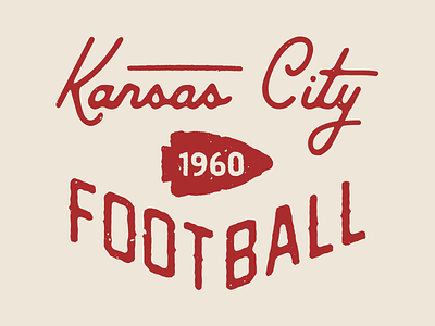 Kansas City Football arrowhead chiefs cotton bureau football kansas kansas city kc midwest nfl super bowl vintage