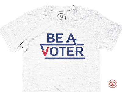 Be a Voter america check cotton bureau democrat obama politics republican shirt trump usa vote