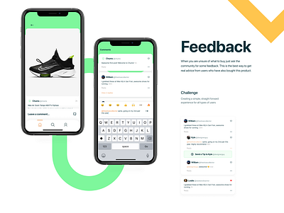 Give Feedback, Get Tips clean comment design feedback mobile money simple social tip ui ux