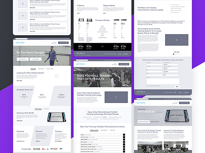 Site Wireframes (WIP) desktop exploration site sport training ui ux website wireframe