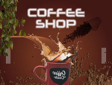 Coffee Shop Social Media Post ad design graphic design instagram marketing media post social