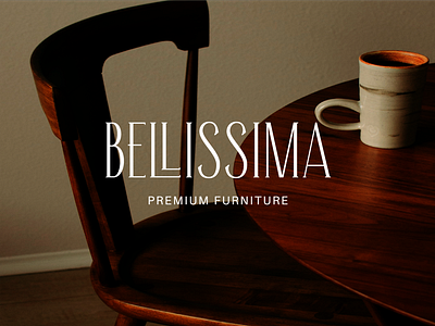 Bellissima premium furniture logo design