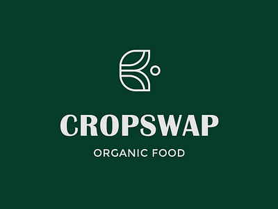 minimal logo design for cropswap