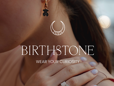 modern branding design for birthstone jewelry