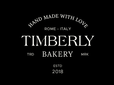 minimal branding and logo design for timberly bakery bakery logo brand design brand identity brand identity design branding branding design design designlogo graphic design illustration illustrator logo logo designer logo maker logo work minimal logo ui