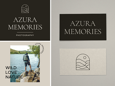 Modern branding and logo design for Azura memories