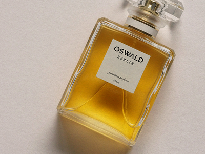 Packaging design for Oswald perfume | branding logo design