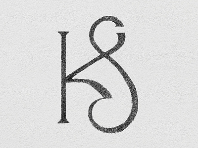 KS monogram design | rough sketch | minimal logo mark brand identity design branding branding design design designlogo graphic design illustrator ks monogram letter mark logo logo design logo designer logo mark logo sketch minimal logo monogram