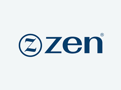Minimal logo design - Zen laundry