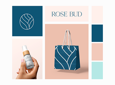Rosebud - Minimal Branding design beauty logo brand identity design branding branding design designlogo graphic design illustrator logo