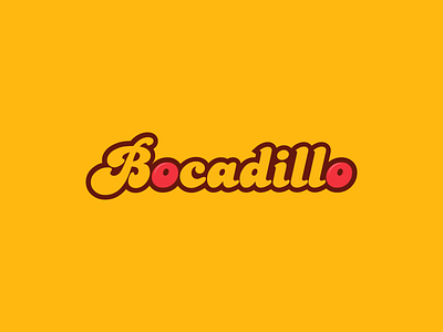 Logotype Bocadillo brand branding logo logomarca logomark logotipo logotype marca mark orange paulovitordesigner
