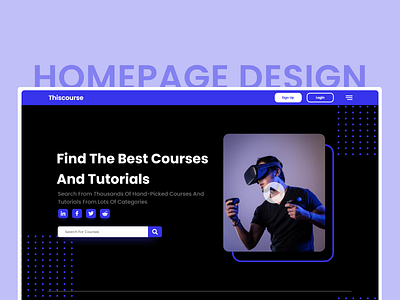 HomePage Design app design design graphic design landing page design ui design ux design web design website design