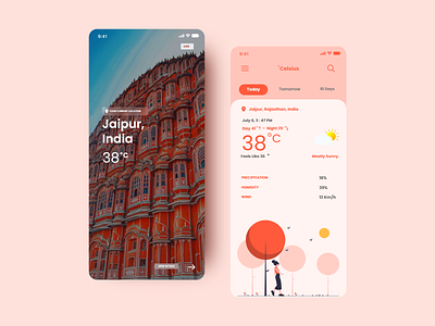 Weather App UI V.2