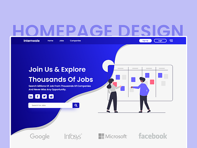 Homepage Design app design graphic design homepage homepage design illustrations ui design ux design web design website design