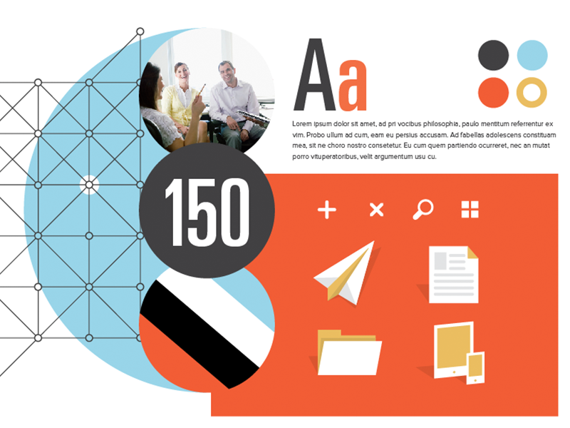 Mood Boards Matter moodboard b2b icons flat color pattern commerce