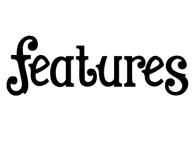 Features handtype identity typography