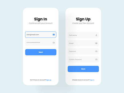 Sign in & Sign up Form form login register sig in sign up