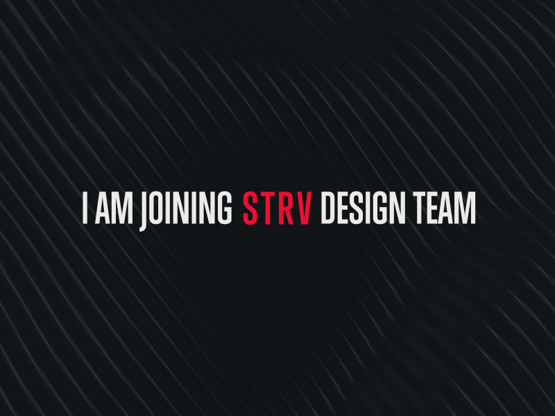 I am joining STRV! animation hire new strv team typography ui