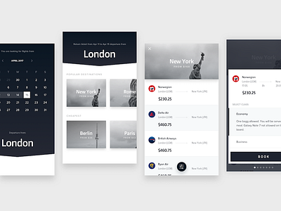 Flights UI Concept pt. 2