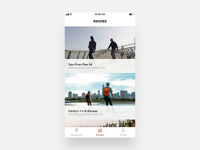 Boosted Boards - Routes animation app boosted boosted boards clean design ios layout minimal new ui ux