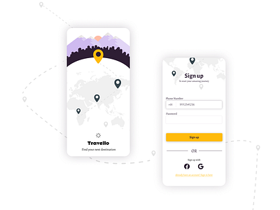 Sign Up concept UI