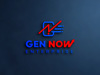 GENNOW ENTERPRIZE LOGO DESIGN CONCEPT-01 by #designerfizar