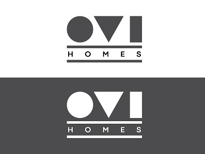 OVI HOMES Construction Company Logo Design Concept-01 branding design designerfizar flat logo design graphic design icon illustration logo vector