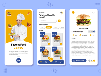 Online Food Delivery App branding graphic design logo ui