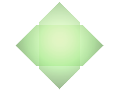 Logo #4 branding design edges logo square transparency