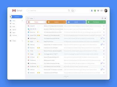 Gmail Redesign Concept