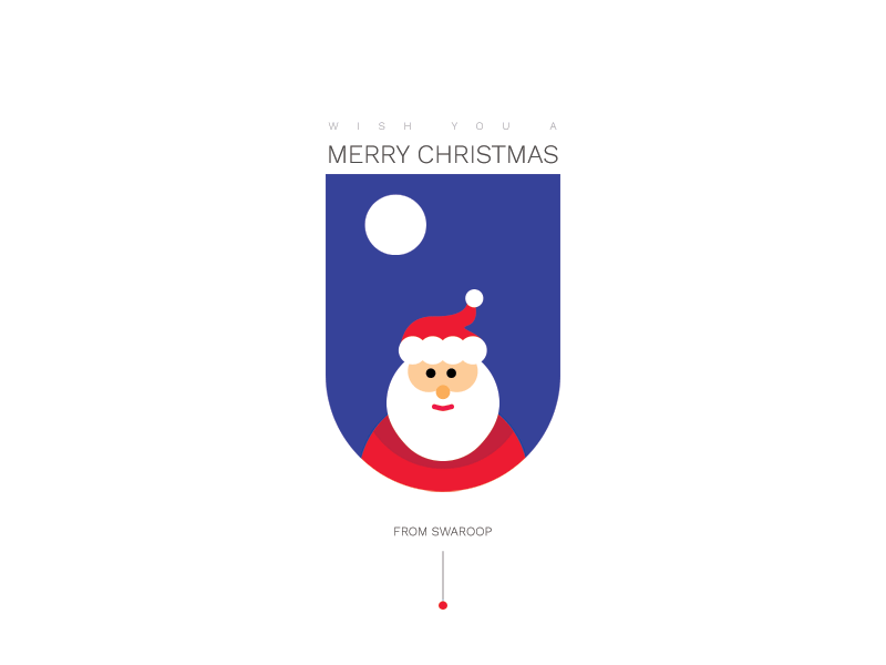 Santa 2019 animated gif christmas day father flat illustration merry night santa