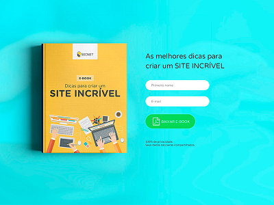 Landing Page for Ebook css ebook gustavo kennedy renkel html javascript landing page page photoshop php secnet user experience user interface