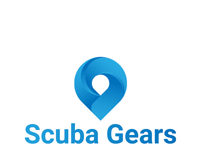 Modern Scuba Gears Logo app branding design illustration logo minimal ui ux