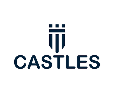 Minimal Castles logo branding castles castles logo figma graphic design illustration logo minimal modern strong logo ui vector