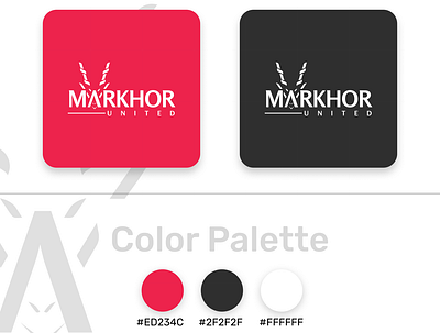 Markhor Logo animal logo branding design figma illustration logo markhor markhorlogo minimal modernlogo ui ux