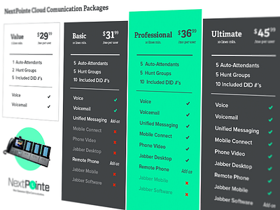 NextPointe Pricing marketing nextpointe pricing plans