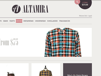 Altamira ecommerce online store theme web design