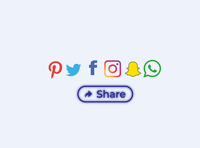 Daily UI 010 - Social Share branding design illustration logo ui vector