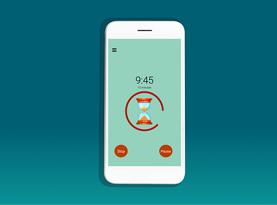 Daily UI 014 - Countdown timer app branding design illustration ui