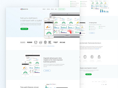 Cognetik - homepage cognetik design homepage landing page ui user interface ux website