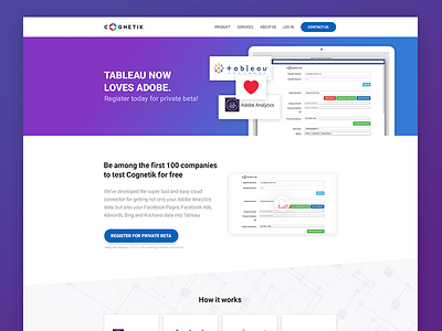Cognetik - Landingpage