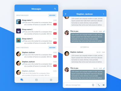 Doky - Chat App app chat design mobile ui user interface ux