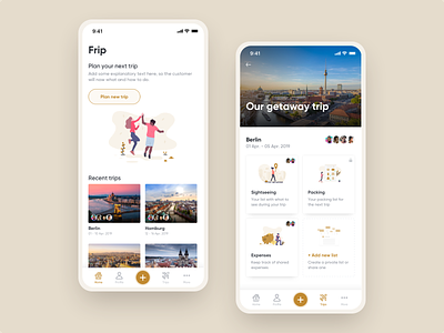 Travel app concept for group travellers app mobile app design ui user experience user interface ux