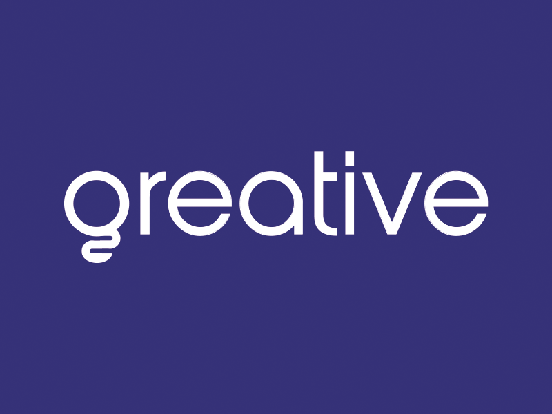 Greative Logo agency creativity creative logotype bulb light bulb logo